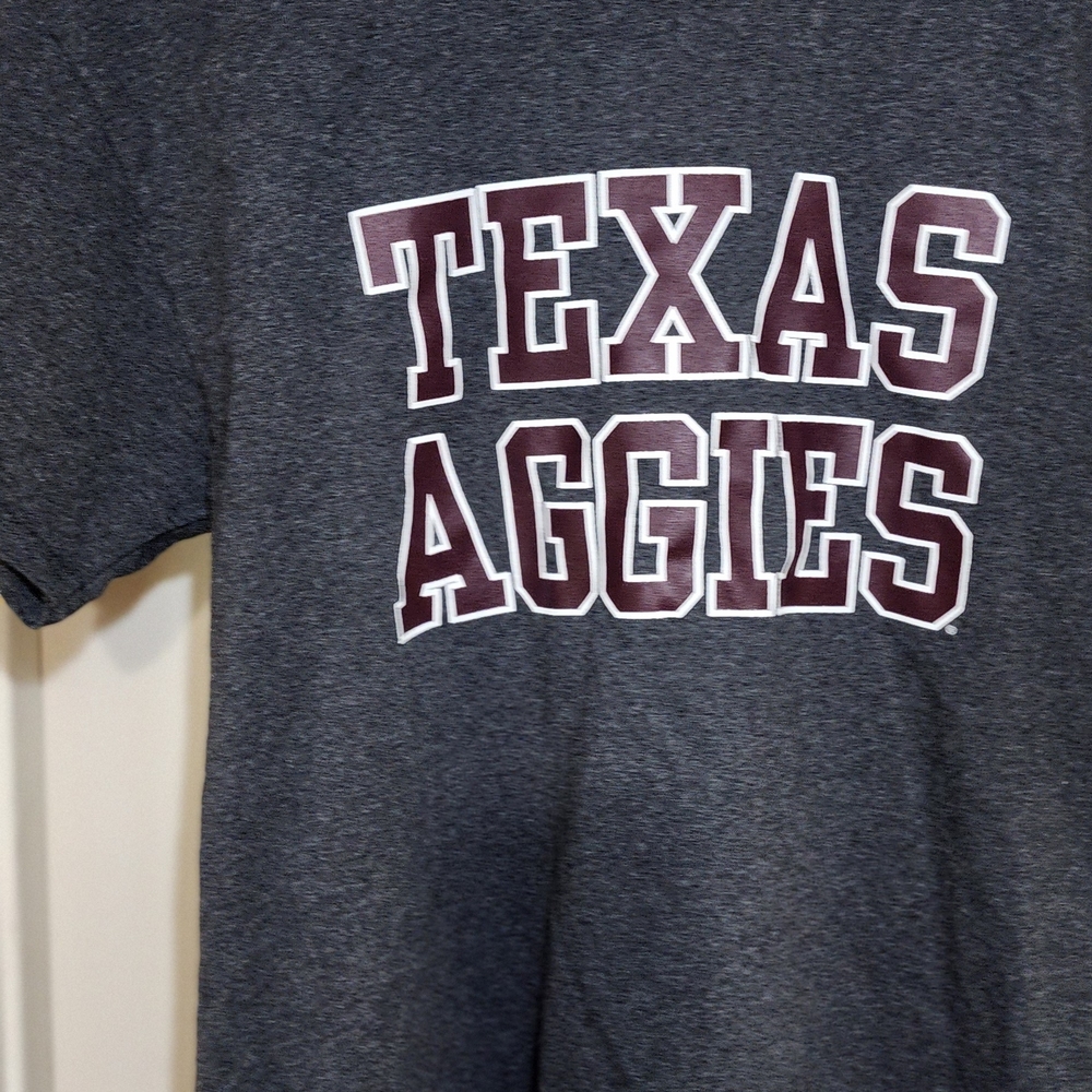 Texas A&M Aggies T Shirt Men’s M Gray NCAA College‎ Tee